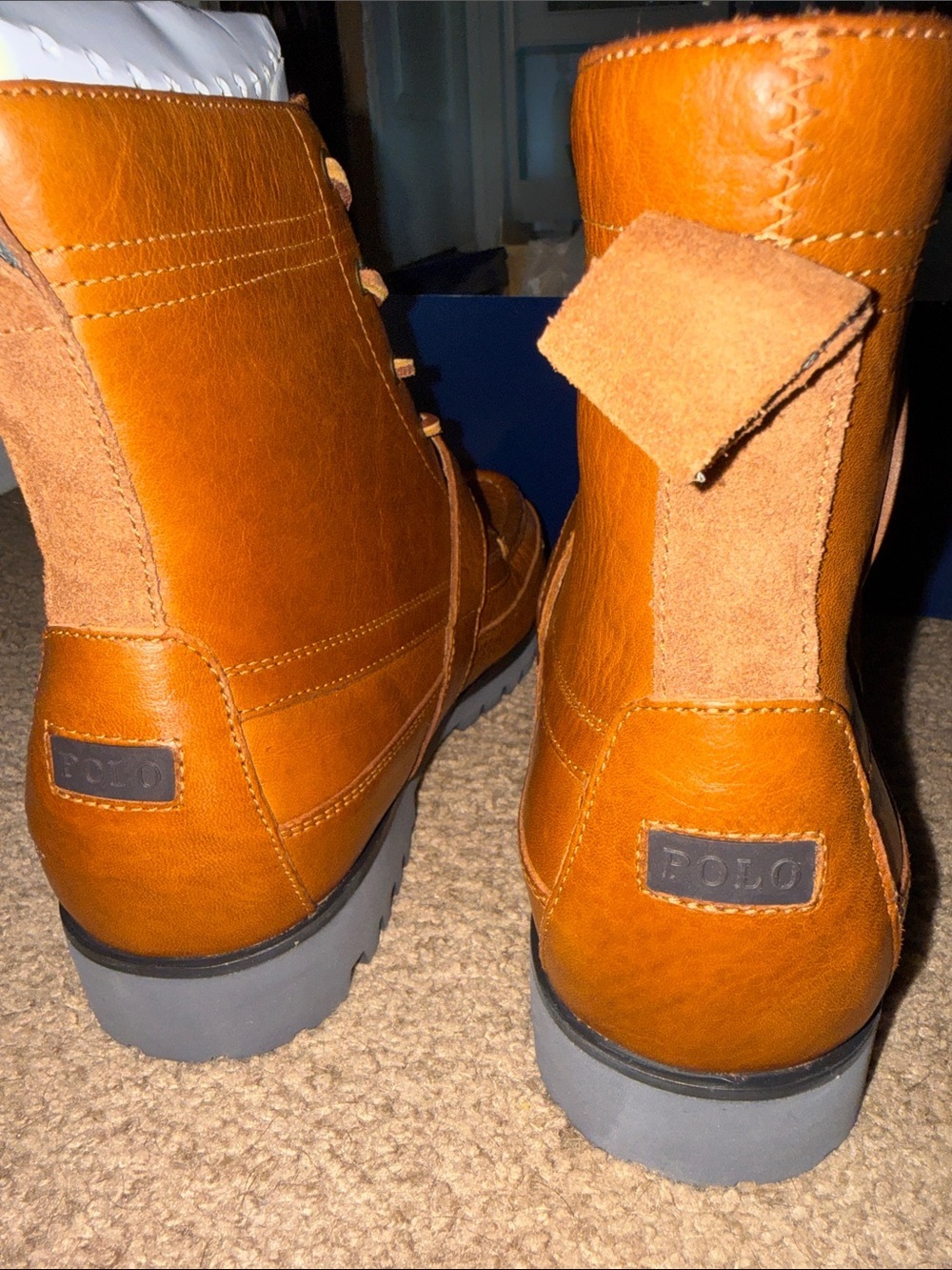 POLO RALPH LAUREN Brown Men's Ranger Boot - Picture 7 of 9